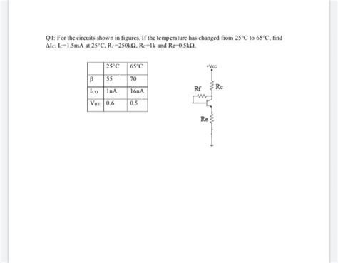 Answered Qi For The Circuits Shown In Figures Bartleby