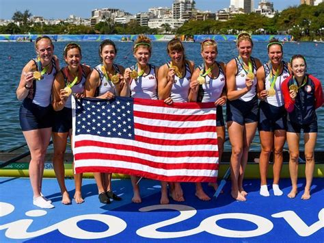 Team Usa Won Gold In The Womens Eight Rowing Competition Rio