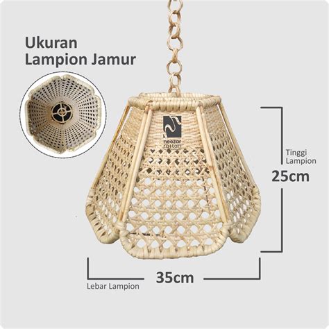 Jual Kap Lampion Rotan Lampu Hias Gantung Dan Dinding Cafe Restoran