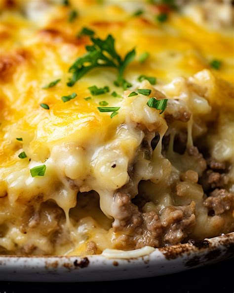 Cheesy Ground Beef And Rice Casserole