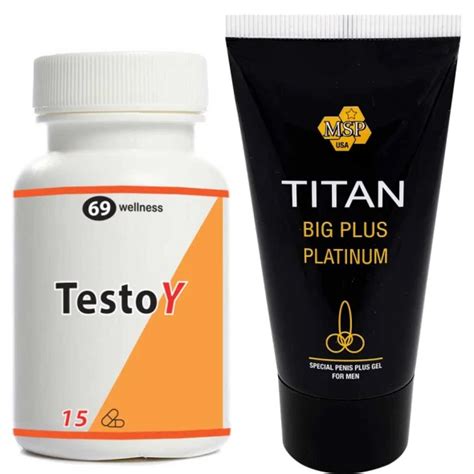 TestoY за Силна Ерекция 15 капсули Titan Gel за уголемяване на пениса