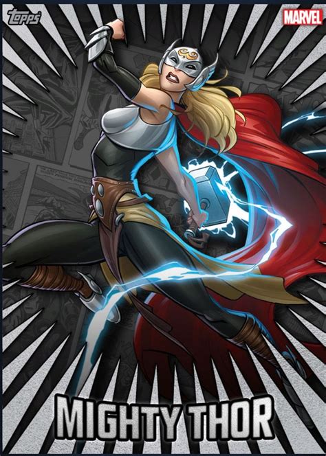 Lady Thor Marvel Superheroes Marvel Cards Female Thor