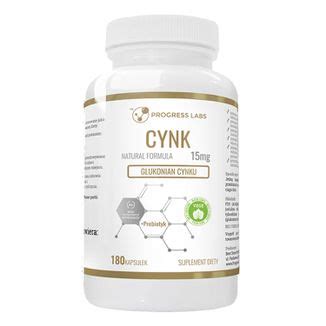 Progress Labs Cynk 15 mg 180 kapsułek cena Gemini