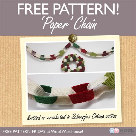 Weve Put Together This Paper Chain Pattern To Bring Some Festive