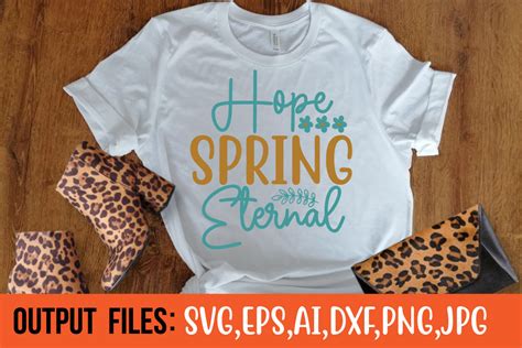 Hope Spring Eternal Svg Design Graphic By Purplewind Svg · Creative Fabrica