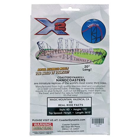 Six Flags Magic Mountain X2 Nanocoaster Plus! – Six Flags Merch Store