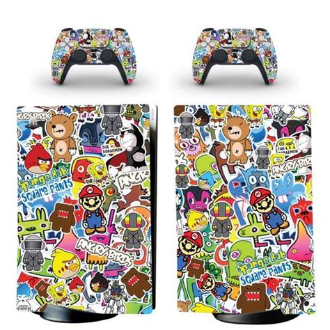 Kit Autocollants Pour Ps Dition Num Rique Anim Sticker Skin Pour