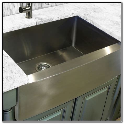 Stainless Steel Apron Sink With Towel Bar - Sink And Faucets : Home ...