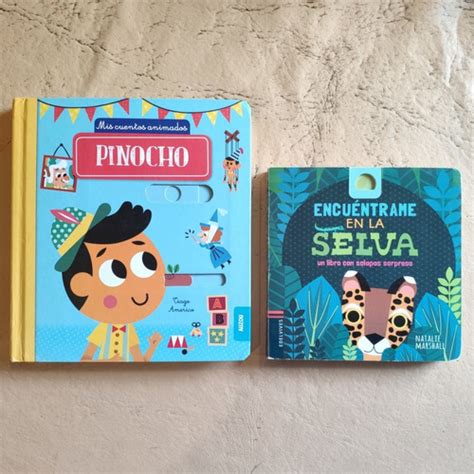 Libro Infantiles Encuentrame En La Selva Y Pinocho MercadoLibre