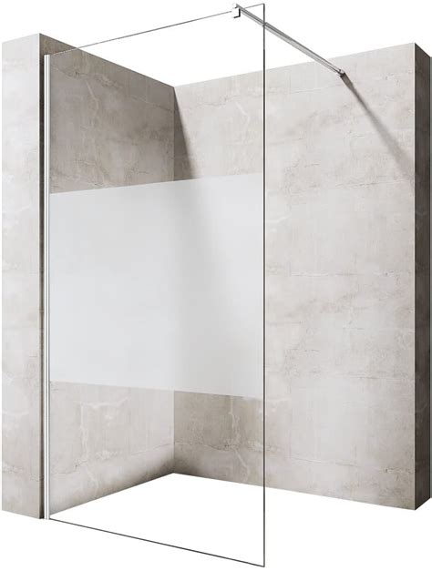 Buy Durovin Bathrooms 900mm Walkin Shower Screen 8mm Safety Frosted