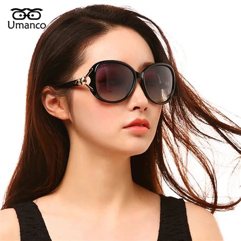 Umanco Oversized Polarized Sunglasses Women Vintage Fashion Big Frame