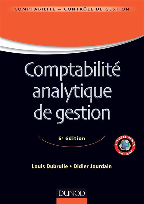 Comptabilité analytique de gestion 6ème édition Amazon br