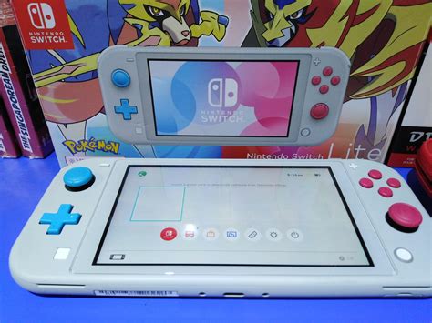 Nintendo Switch Lite Zacian And Zamazenta 222 Video Gaming Video