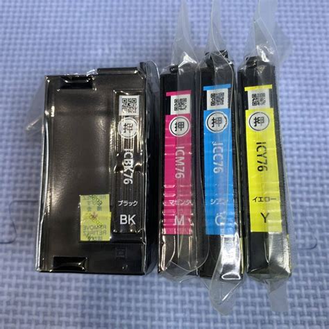 Yahooオークション Epson エプソン 純正インクカートリッジ Ic4cl76