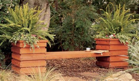 Planter Bench Free Woodworking