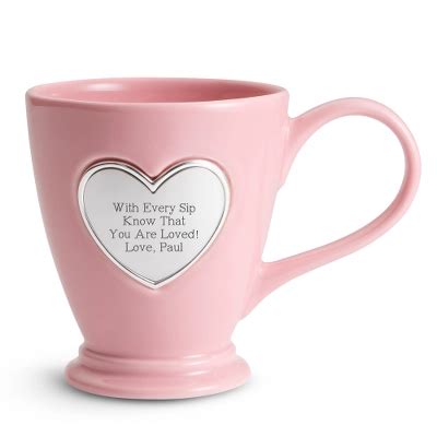 Personalized Heart Coffee Mug By Things Remembered | Blueworks