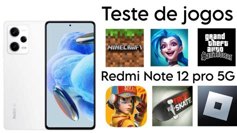 Teste De Jogos No Redmi Note Pro G Youtube