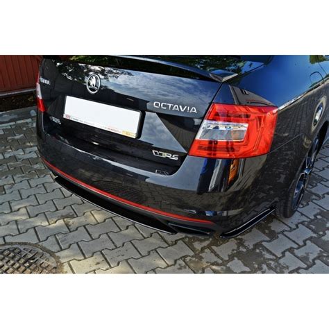 Diffusor Heck Ansatz Dtm Look Skoda Octavia Iii Rs Schwarz Hochglanz