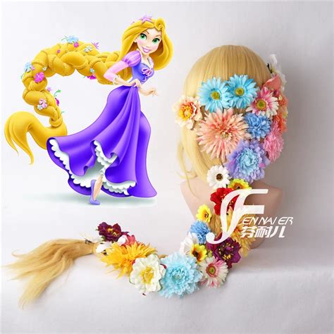 Tangled Rapunzel Wig For Adults Fandw