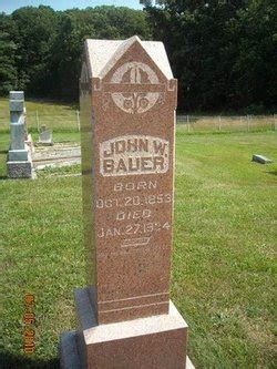 John Wendelin Bauer 1853 1934 Mémorial Find a Grave