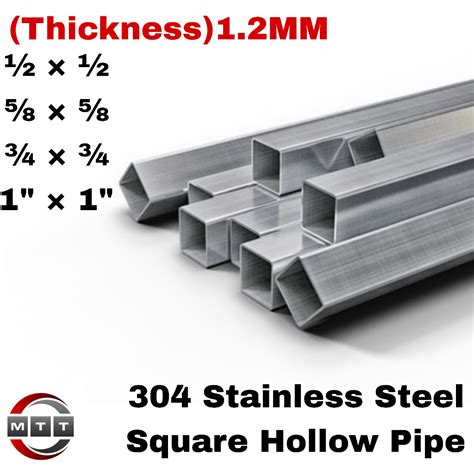 Sus S Size Square Hollow Stainless Steel Square Hollow Pipe