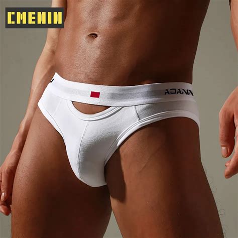 2022 novo algodão sexy gay homem roupa interior bikini briefs dos