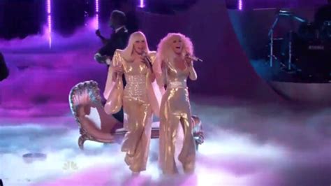 Foto Lady Gaga E Christina Aguilera Cantaram Do What You Want