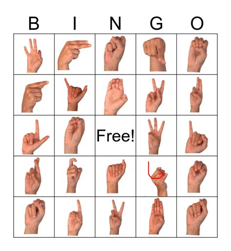 Asl Fingerspelling The Abcs Bingo Card