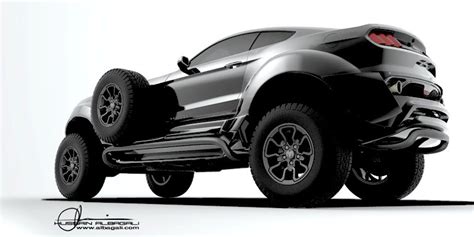 This Custom Ford Mustang Convertible Off-Roader Was Built On A Dodge ...