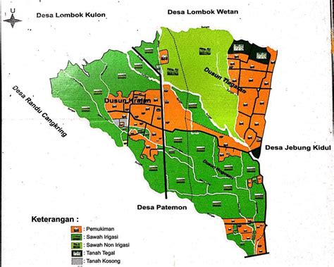 Gambar 11 Peta Desa Jebung Lor Download Scientific Diagram