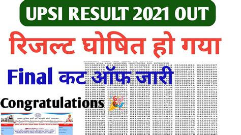 UPSI Cut Off 2021 UPSI RESULT UPSI Latest News Today UPSI Result