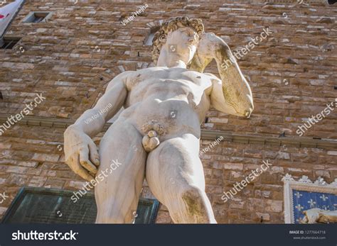 Naked Statue David Michelangelo Buonarotti Standing Stock Photo Shutterstock