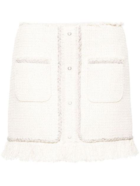 Giuseppe Di Morabito crystal embellished bouclé mini skirt Eraldo US