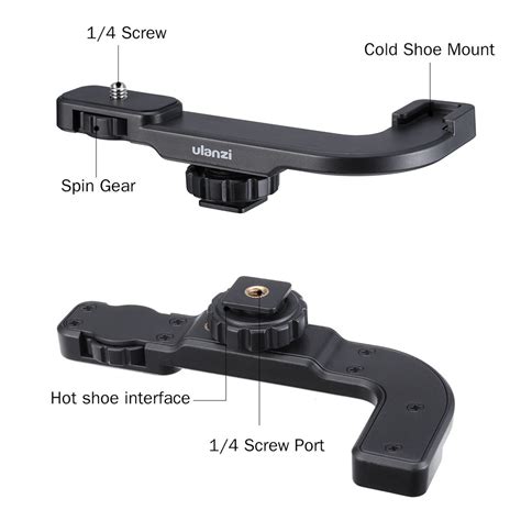 Ulanzi Gun Hot Shoe Bracket Hot Shoe Interface World Camera