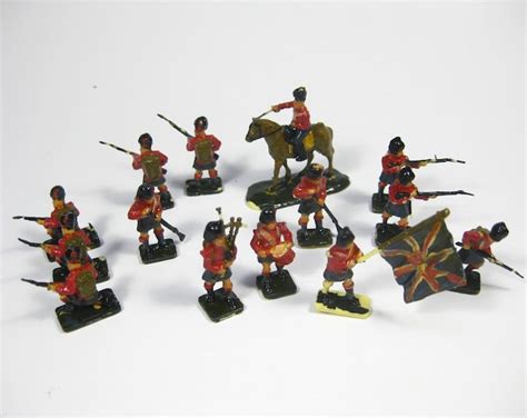 Airfix Vintage Figures Unboxed Painted Ho Oo Waterloo