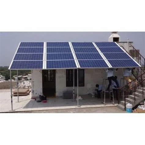 Mounting Structure Off Grid Residential Rooftop Solar Power Plant Capacity 10 Kw At Best Price