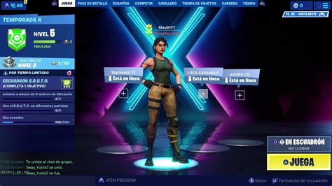 FORTNITE EN VIVO JUGANDO CON SUBS CREATIVO Y ESCUADRON DIRECTO EN