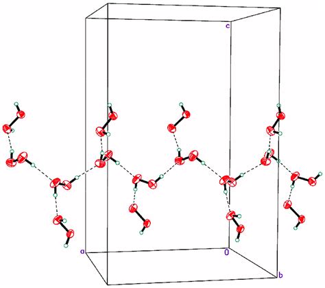 Hydrogen Bonded Chains Along A Axis In Iii Hydrogen Bonds Are Shown By