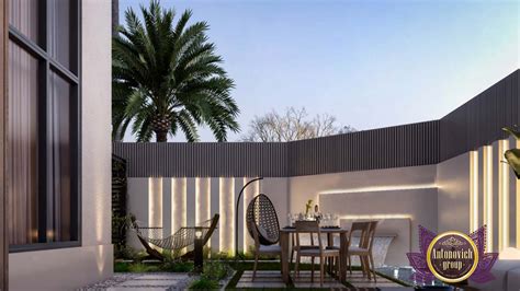 Discover Dubai's Most Stylish Modern House Veranda!