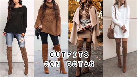 Outfits Con Botas En Colores MarrÓn CafÉ Camel 🤎 Looks En Tendencia OtoÑo Invierno 2021 Youtube