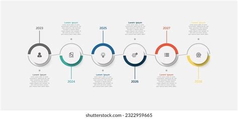 Vector Business Infographic Timeline Background Design Stock Vector ...