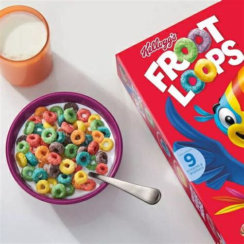 Kelloggs ケロッグ ブレックファースト シリアル フルーツループ 286g 10 1oz Froot Loops