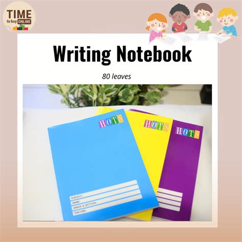 Writing Notebook with Blue and Red Lines | Shopee Philippines