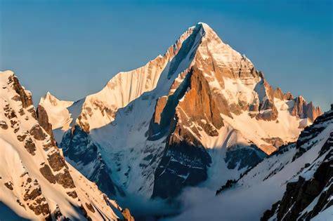 La Montaña Más Alta Del Mundo Es La Montaña Más Alta Foto Premium