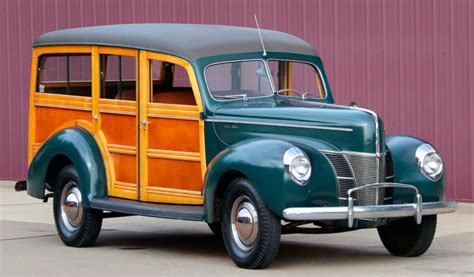 MotorCities Remembering The Famous Ford Mercury Woody Wagons 1928