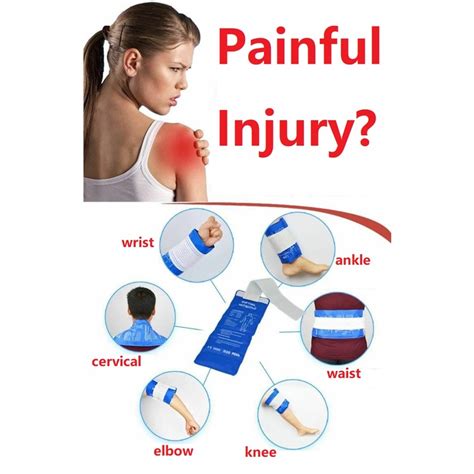 Gel Pack Wearable Ice Pack Cold Hot Compress Reusable For Injury Muscle Strain Sprain