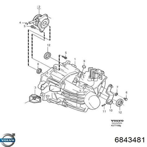 6843481 Volvo сальник акпп/кпп (выходного/вторичного вала)