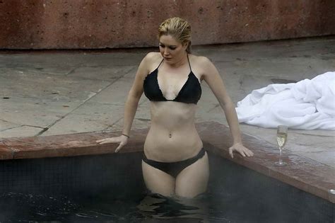 Heidi Montag In Bikini On The Pool In Aspen Lacelebs Co