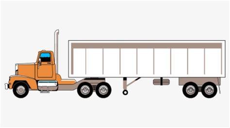 18 Wheeler Png - Clipart 18 Wheeler Truck, Transparent Png - kindpng