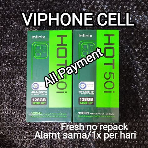 Jual Infinix Hot 50i Ram 6 128 Gb Garansi Resmi Fresh No Repack Shopee Indonesia